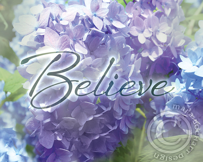 Believe - frameable print