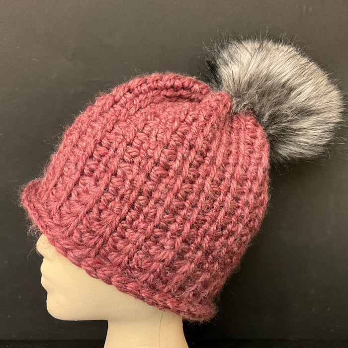 “Big Pink Yarn” hand knitted hat