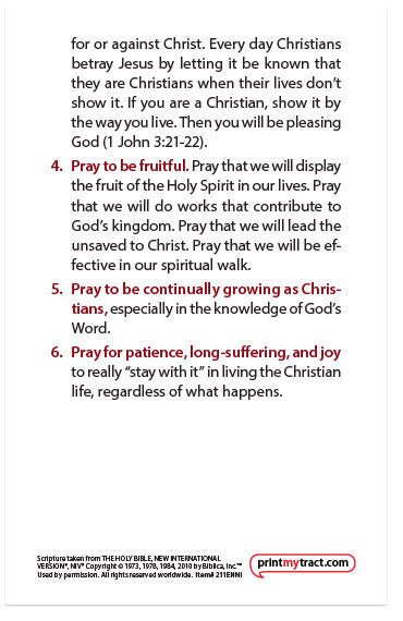 Effectively Praying Scripture (NIV)