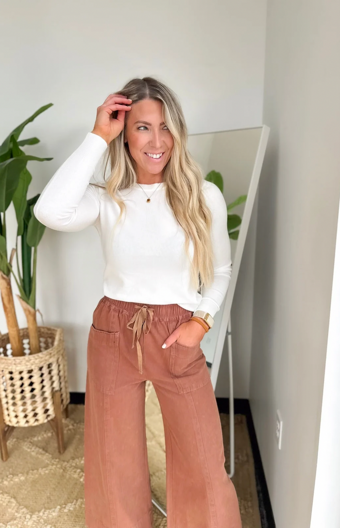 Ivory - Classic Knit Sweater