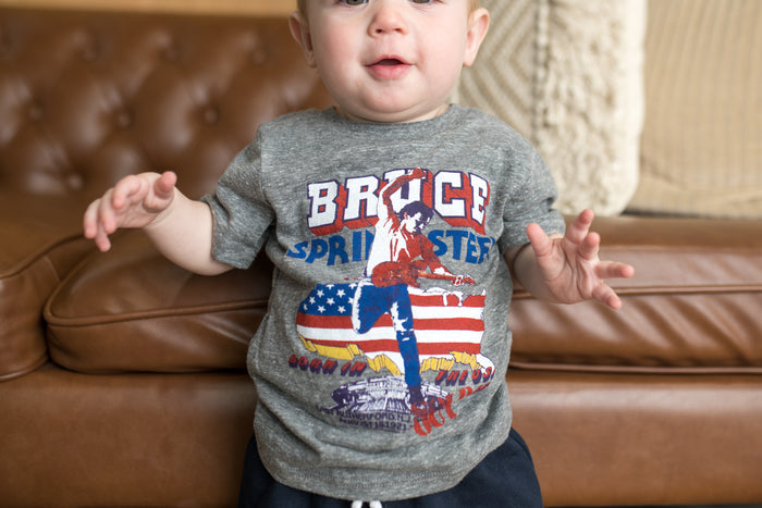 Kid's Grey Bruce Springsteen Tee