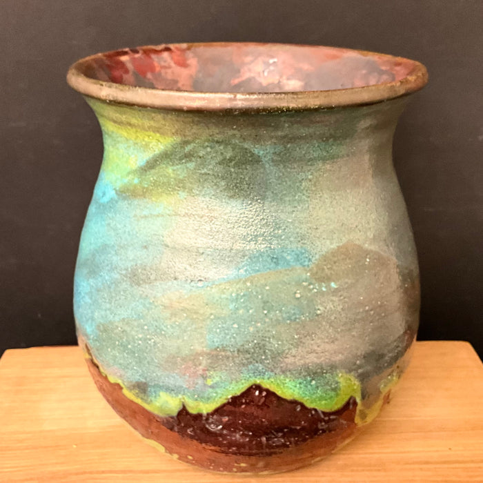 Large Raku Vase