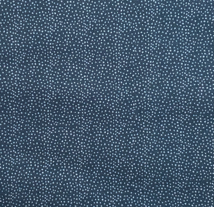 Peace and Joy 80620-18 Snowstorm - blue cotton fabric with tone-on-tone pin dots
