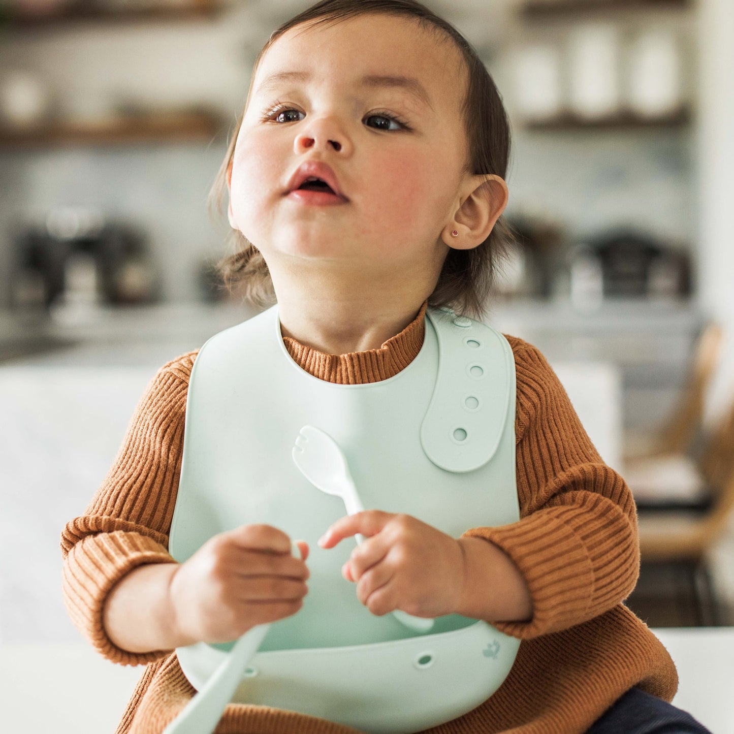 Silicone Scoop Bib (1 pack)