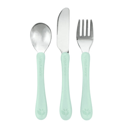 Stainless Steel and Sprout Ware® Kids’ Cutlery