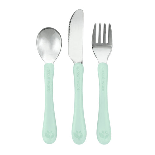 Stainless Steel and Sprout Ware® Kids’ Cutlery