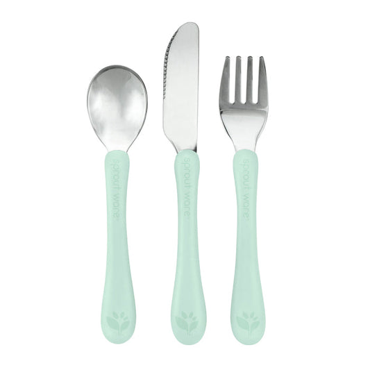 Stainless Steel and Sprout Ware® Kids’ Cutlery