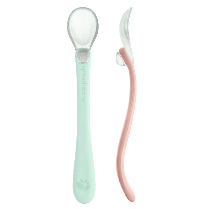Silicone and Sprout Ware® First Food Spoons (2 pack)