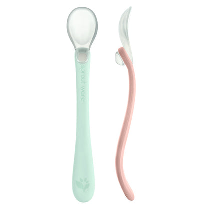 Silicone and Sprout Ware® First Food Spoons (2 pack)
