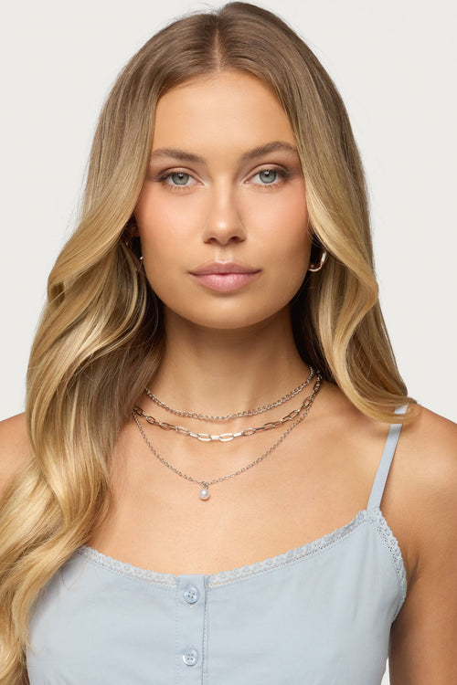 Pearly Necklace Set