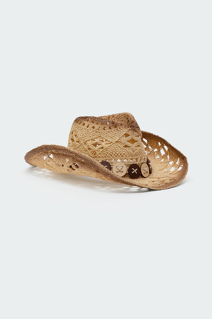 Howdy Straw Cowboy Hat