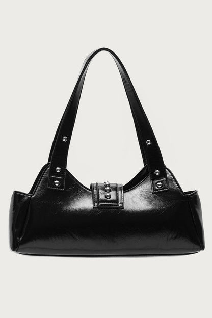 Studded Faux Leather Bag