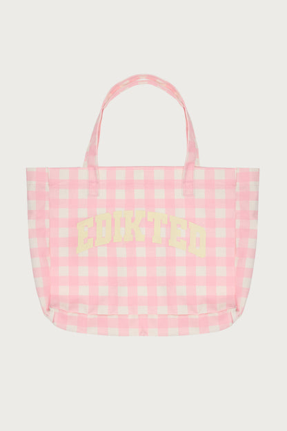 Edikted Gingham Tote Bag