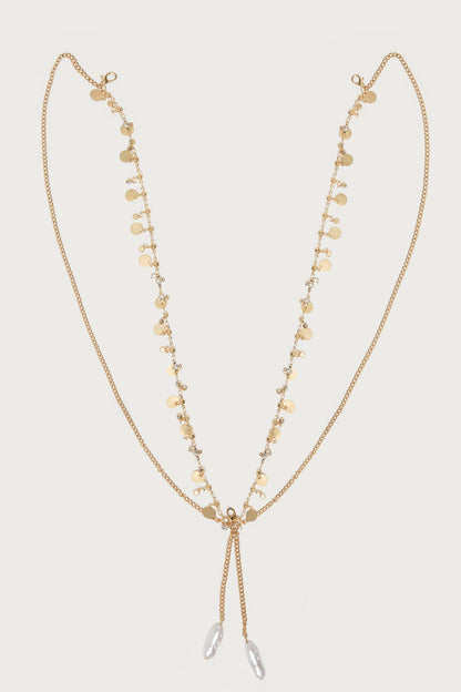 Pearly Disc Body Chain