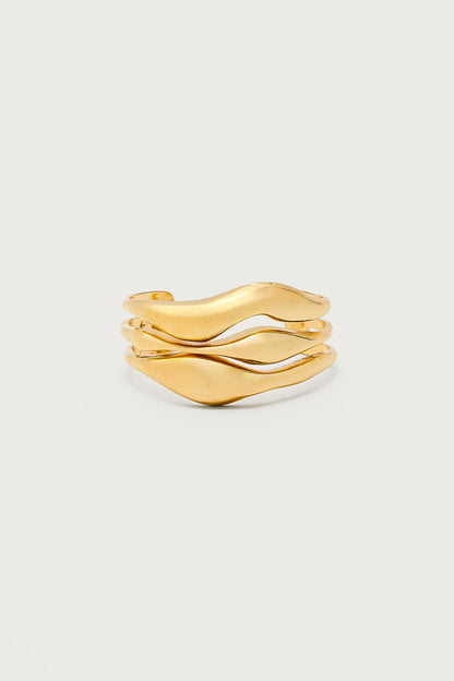 Abstract Stacked Arm Cuff