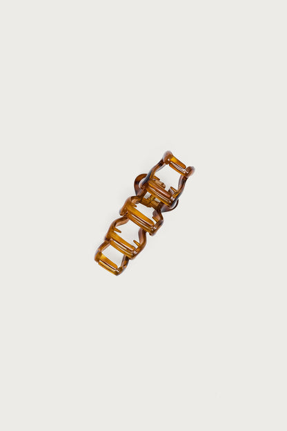 Tortoise Abstract Claw Clip