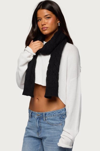 Cable Knit Scarf