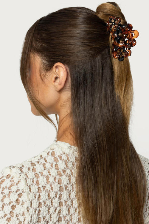 Floral Claw Clip