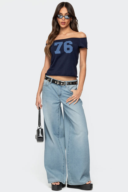 76 Off Shoulder Top