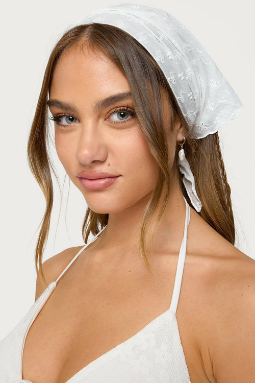 Eyelet Hair Scarf