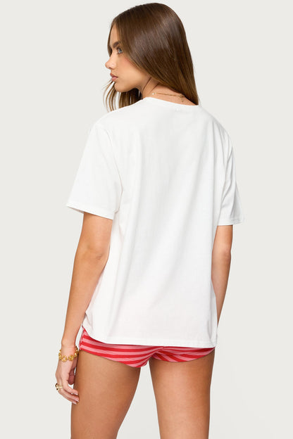 Flower Vase Oversized T Shirt