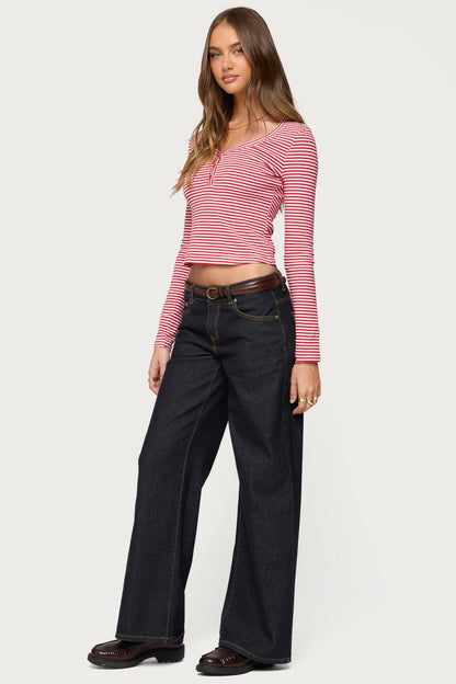 Jocelyn Striped Top