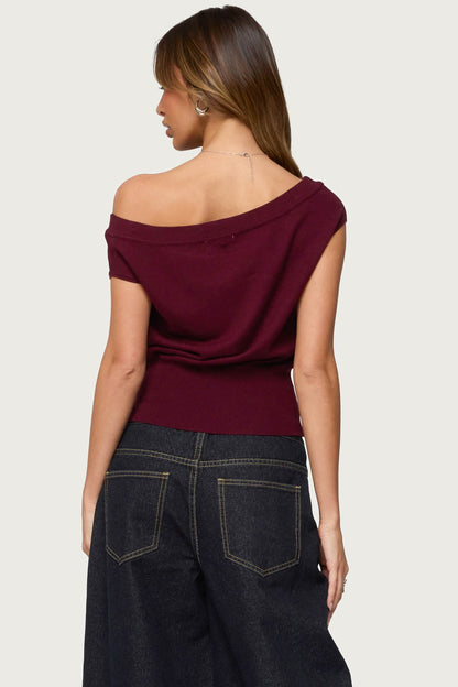 Michaela Off Shoulder Knit Top