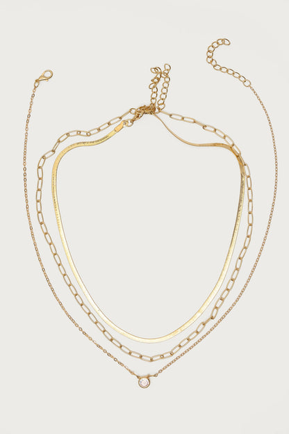 Mixed Chain Necklace Set