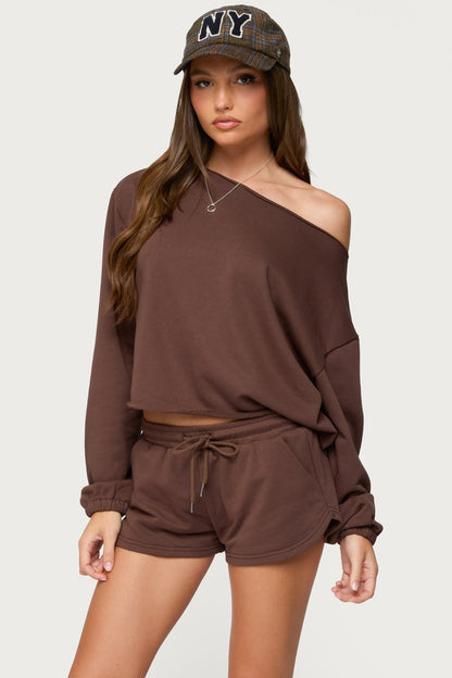 Kordelia Off Shoulder Sweatshirt