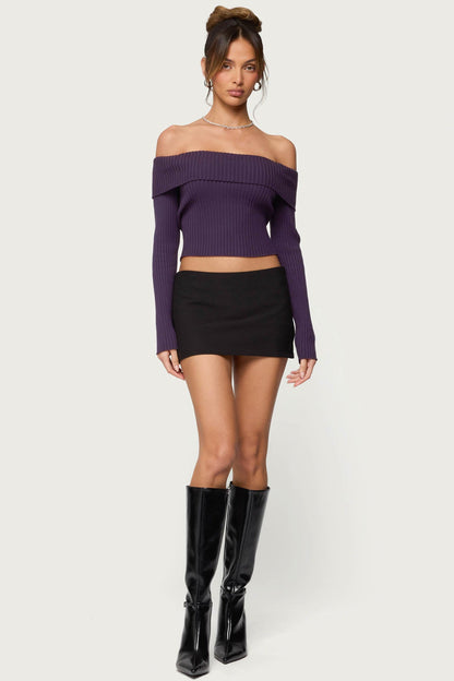Lauren Knit Foldover Top
