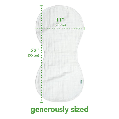 Organic Cotton Muslin Burp Cloths (3 pack)