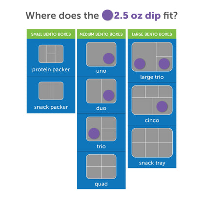 LunchBots 2.5 oz Dips