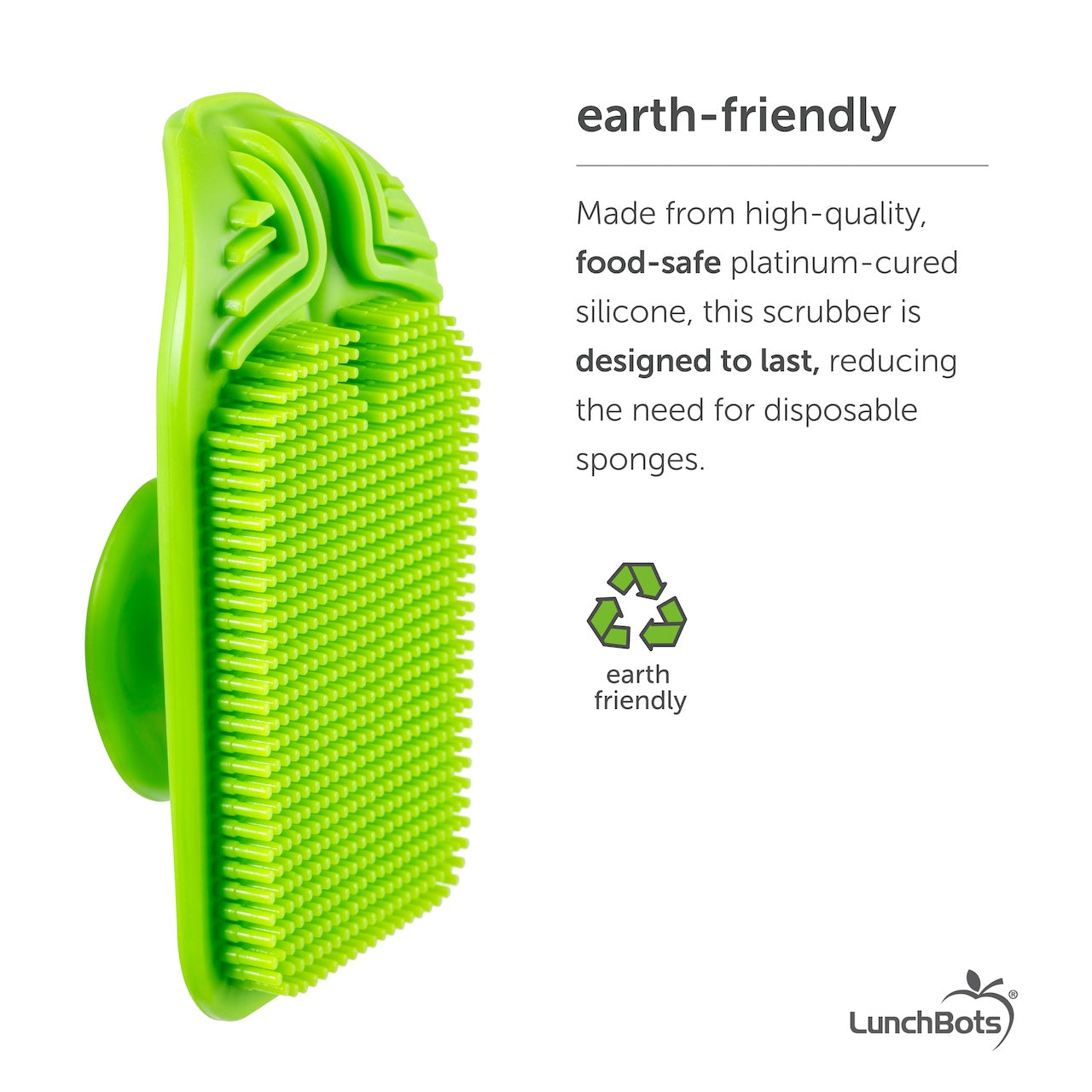 LunchBots Platinum Silicone Food Scrubber