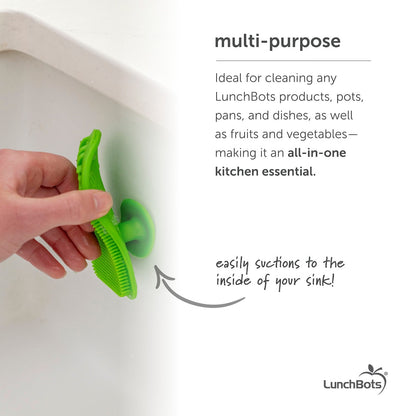 LunchBots Platinum Silicone Food Scrubber
