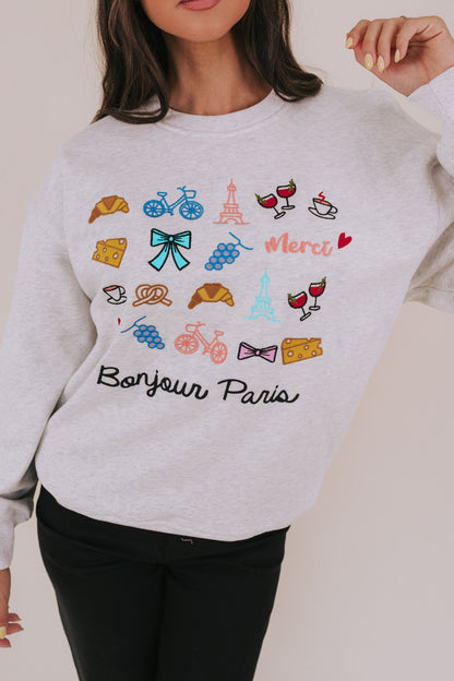 Bonjour Paris Sweatshirt