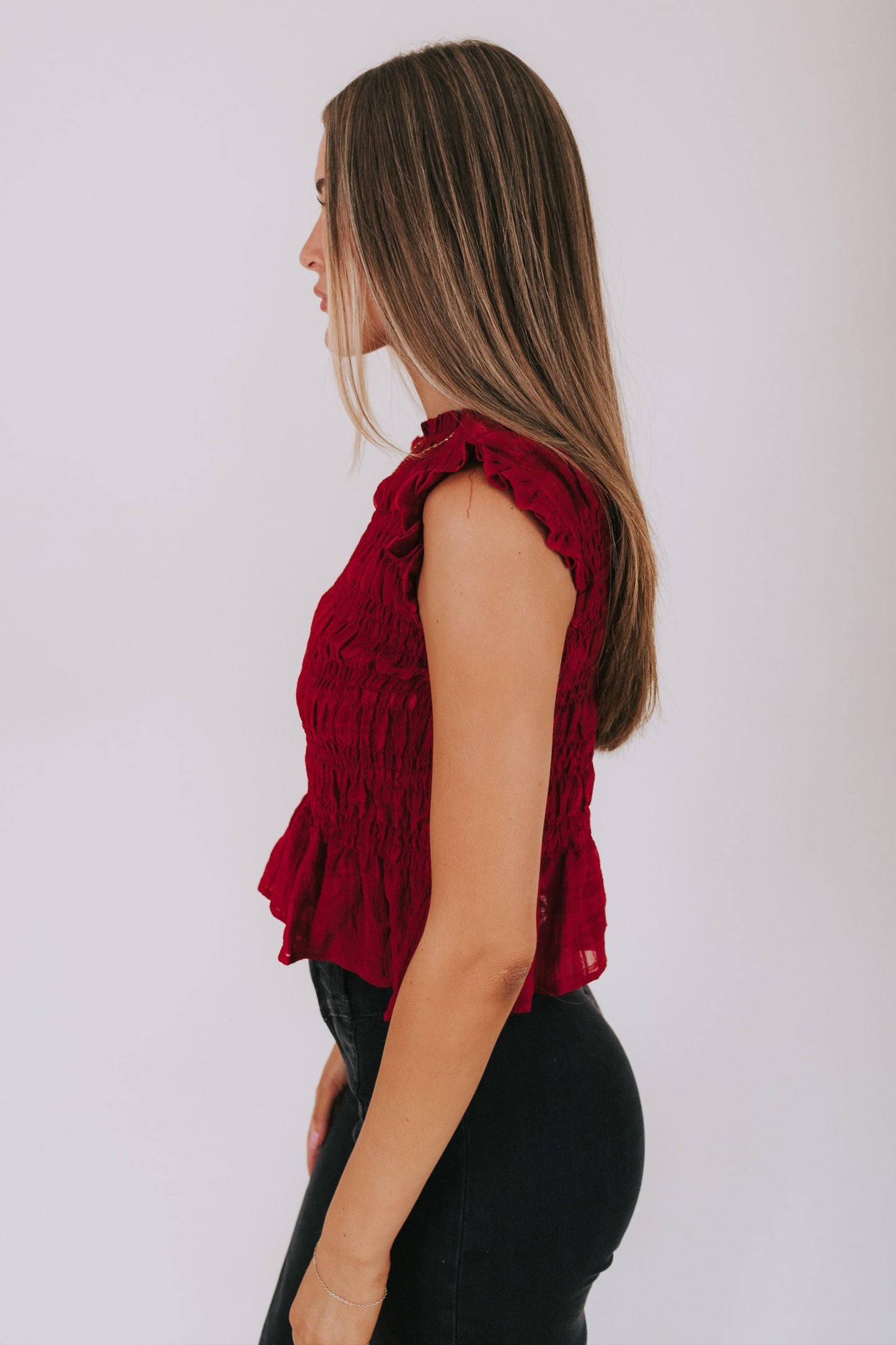 Candlelit Scarlet Top