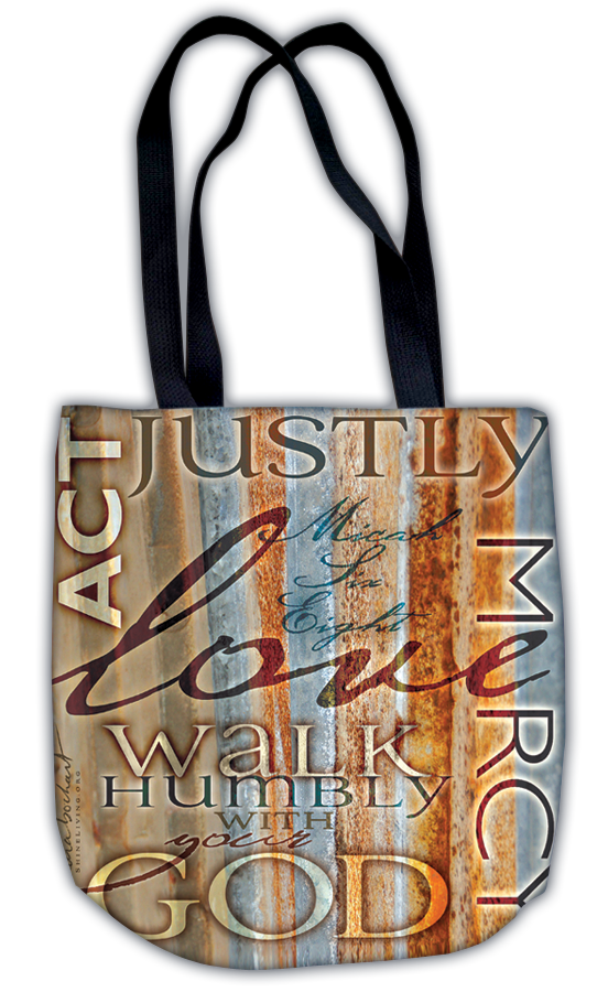Act Justly - tote bag