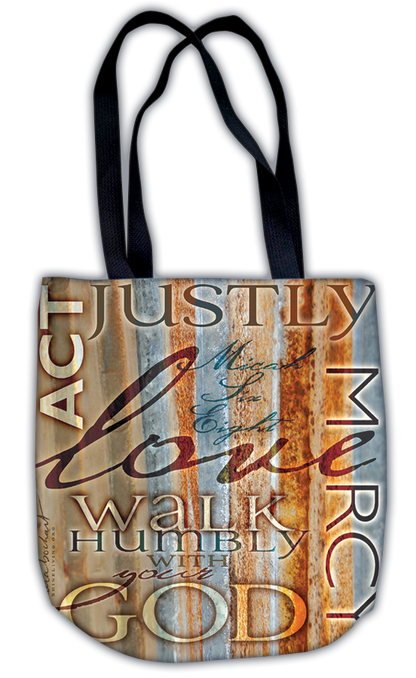 Act Justly - tote bag