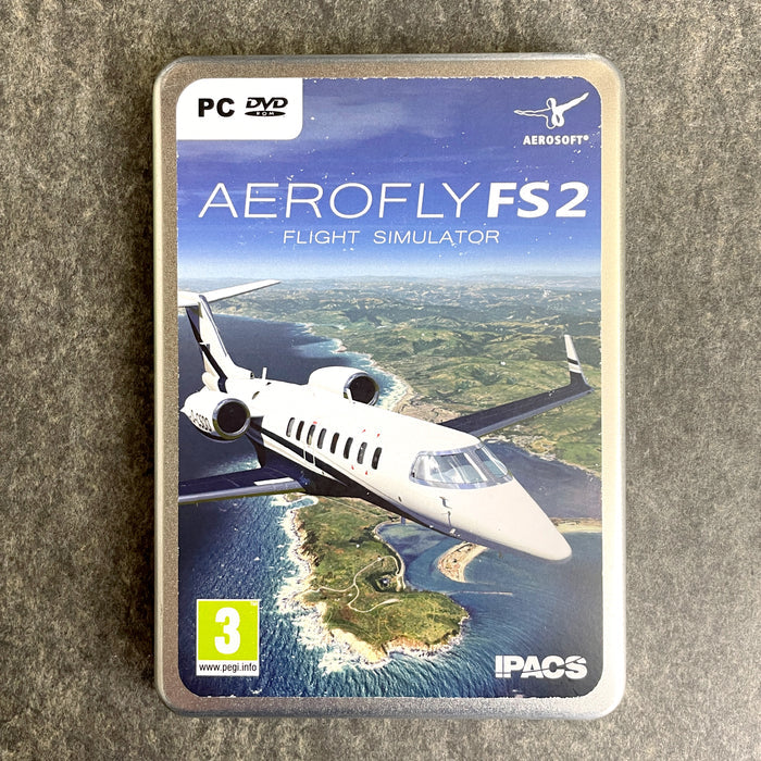 Aerosoft Aerofly FS2 Flight Simulator PC 6 DVD Set 2017 Metal Case IPACS - NextStage Vintage