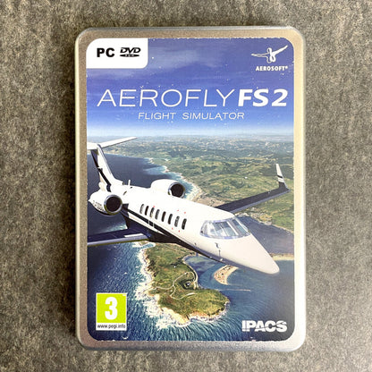 Aerosoft Aerofly FS2 Flight Simulator PC 6 DVD Set 2017 Metal Case IPACS - NextStage Vintage