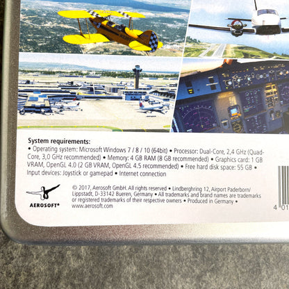 Aerosoft Aerofly FS2 Flight Simulator PC 6 DVD Set 2017 Metal Case IPACS - NextStage Vintage