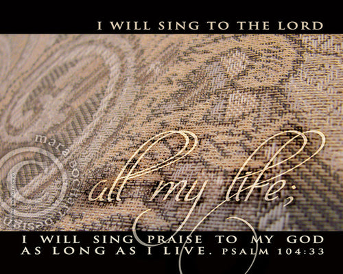 All My Life - frameable print