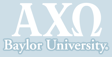 Alpha Chi Omega / Baylor University - Car Decal