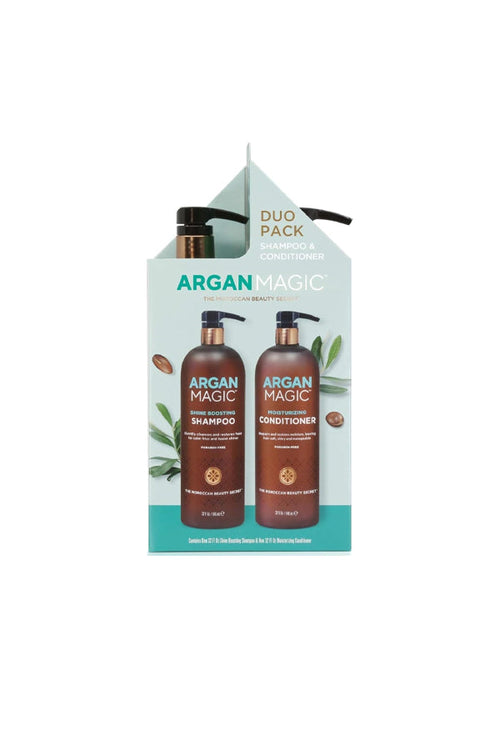 Argan Magic Duo Pack – Moisturizing Shampoo & Conditioner with Argan Oil