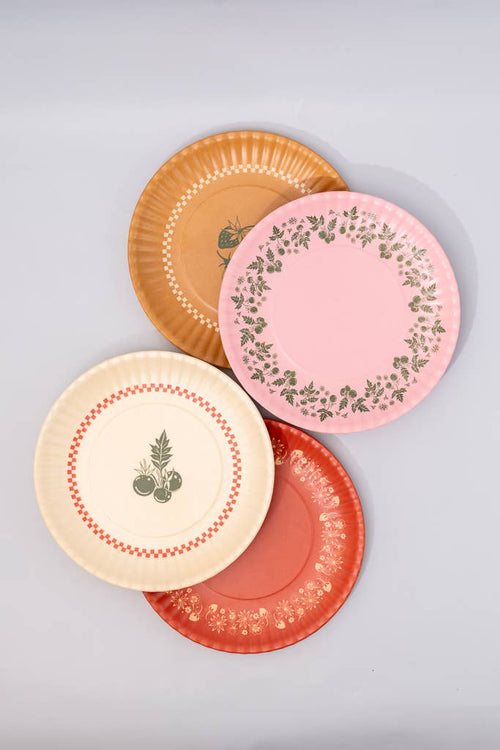 BANDO - Dessert Plate Set, Garden