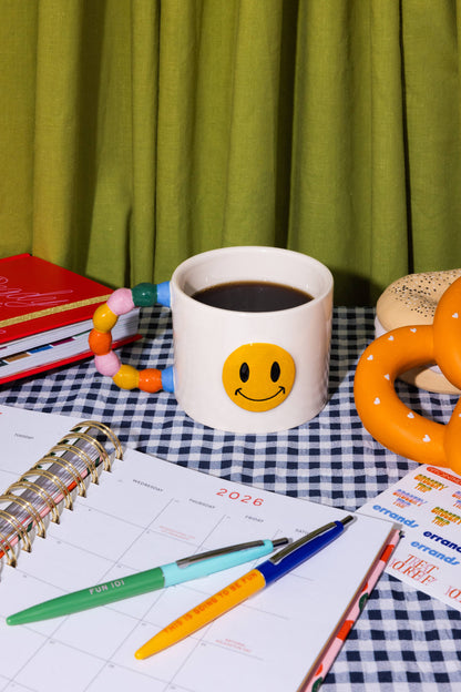 BANDO - Smiley Face Ceramic Mug