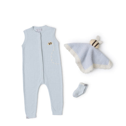 barefoot-dreams-cozychic-ultra-lite-baby-bee-onesie-set-blue