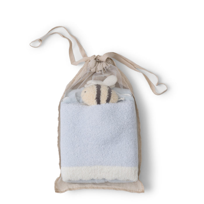 barefoot-dreams-cozychic-ultra-lite-baby-bee-onesie-set-blue