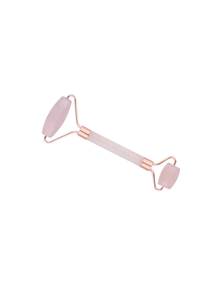 Betty’s Rose Quartz Facial Roller – Dual-Headed Relaxation Tool