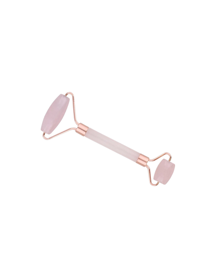 Betty’s Rose Quartz Facial Roller – Dual-Headed Relaxation Tool
